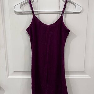 Zenana Outfitters Plum Strappy Top